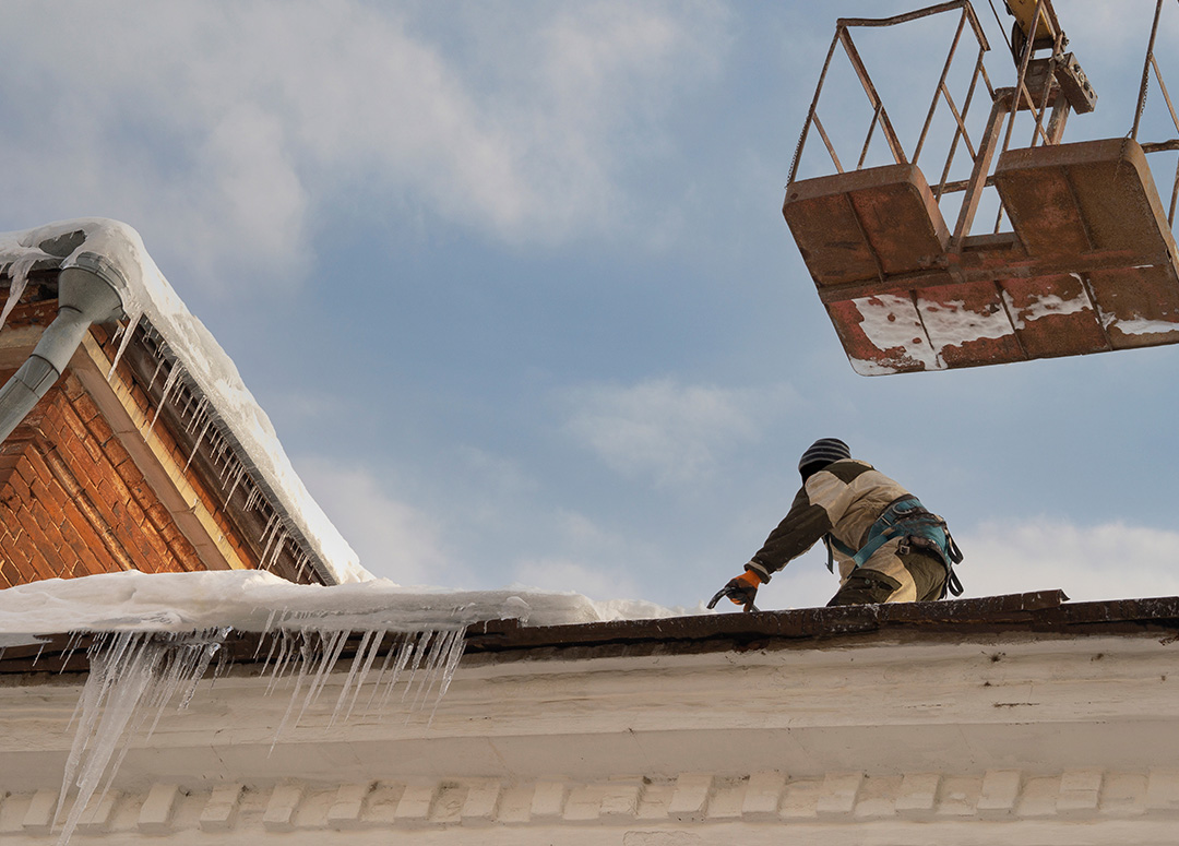 snow removal from roof